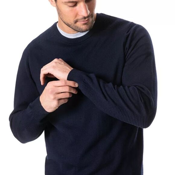 Rodd & Gunn Knit Sweater Merino Wool Dark Navy Blue Men’s XL - Picture 1 of 12